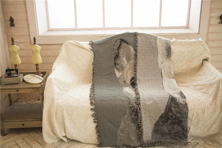 Seasonal Universal Ins Windblown Sand Hair Scarf Jacquard Tapestry