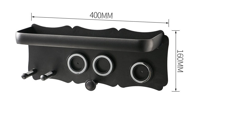 Hair dryer bracket wall mount