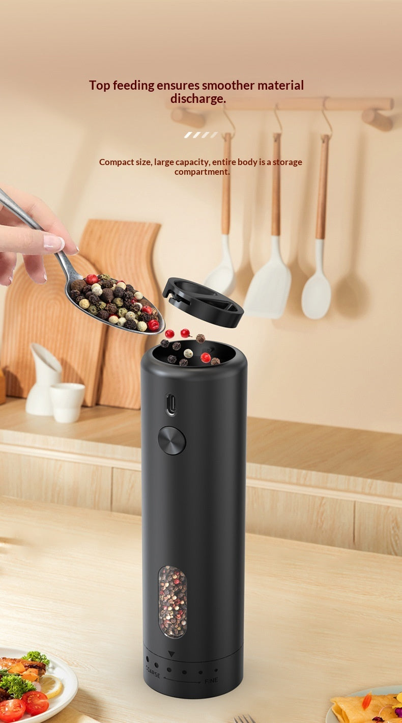 Rose Salt Grinder Electric Black Pepper Grinder
