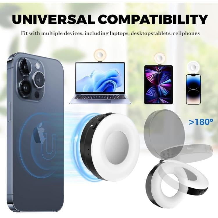 Magnetic Ring Light For Selfie Photography Portable Beauty Lighting