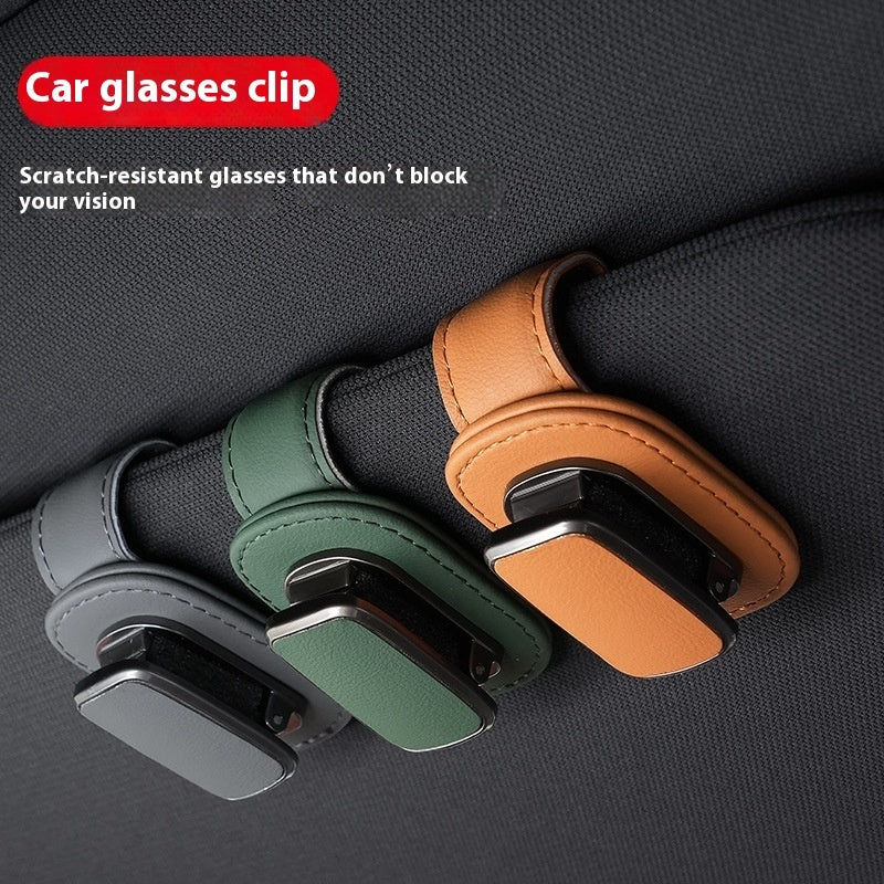 Leather Car Accessories Car Glasses Frame