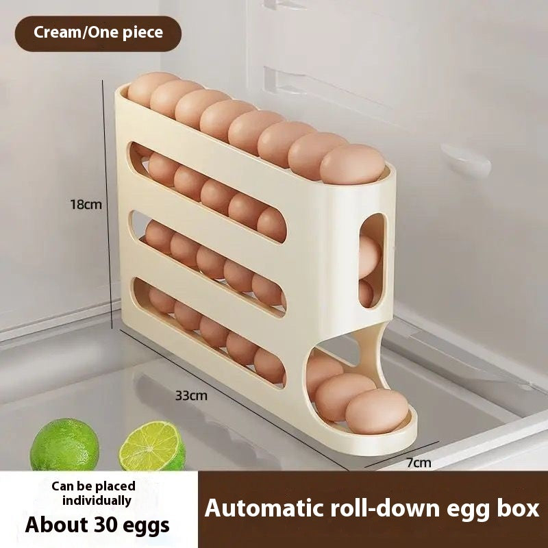 Home Rolling Slide Egg Storage Box