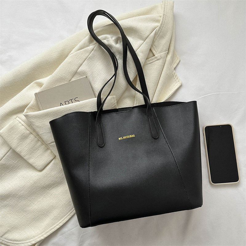 New Seasonal Korean-style Minimalist Fashionable Solid-color Shoulder Bag