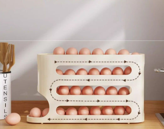 Home Rolling Slide Egg Storage Box